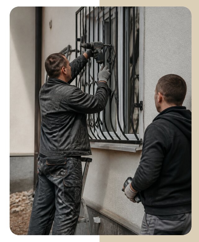 Установка наружных решеток в Новокуйбышевске от 5019 р. | ДвериЛегко-Нвб